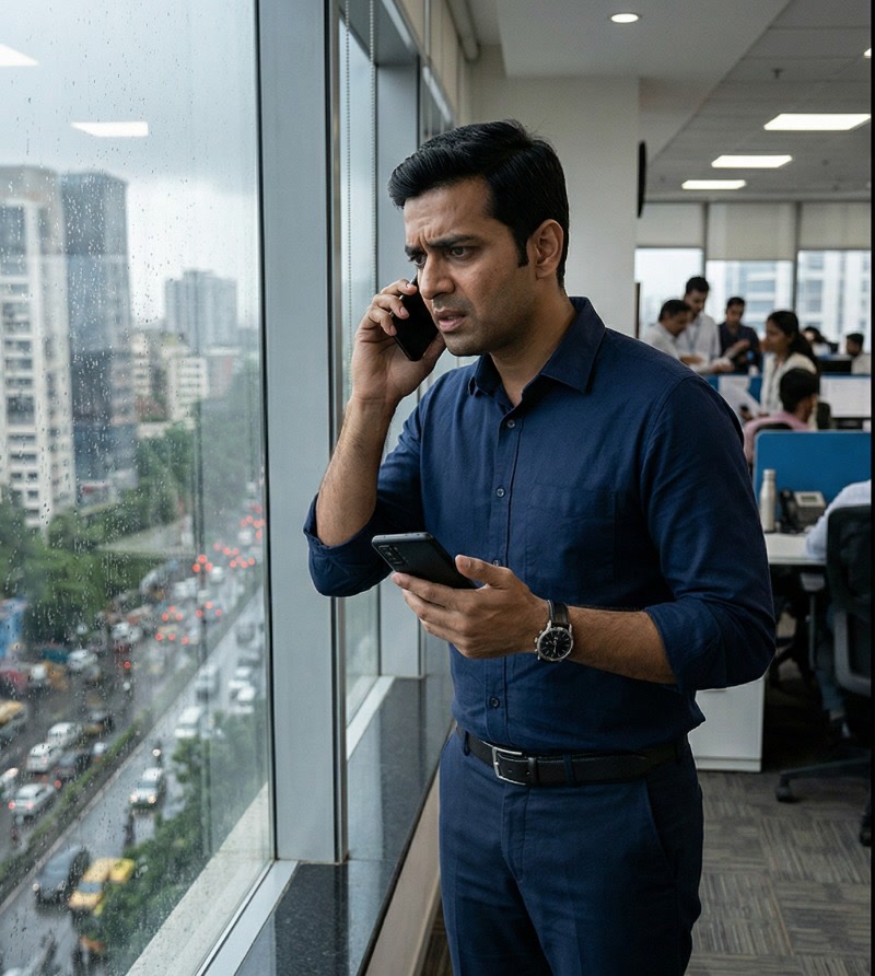 WORRIED & DISTRACTED